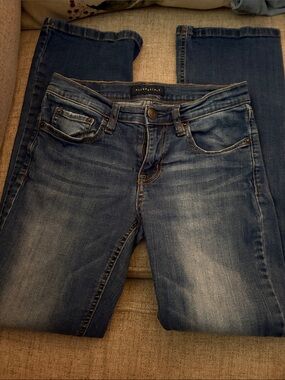 Aeropostale Women’s Boot Cut Jeans - Dark Blue Wash